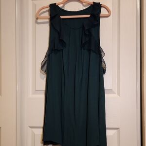 Free People Elegant Green Sleeveless Dress
